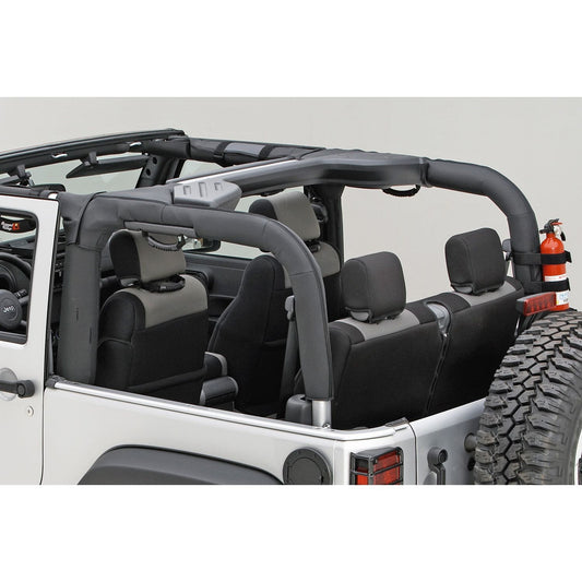RUGGED RIDGE | 13613.02 | Roll Bar Cover,Black Polyester, 07-16 Jeep Wrangler(Jk)