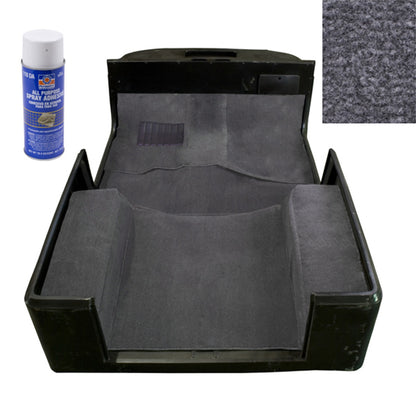 RUGGED RIDGE | 13696.09 | 97-06 Wrangler Deluxe Carpet Kit Gray 6Pc Full Kit