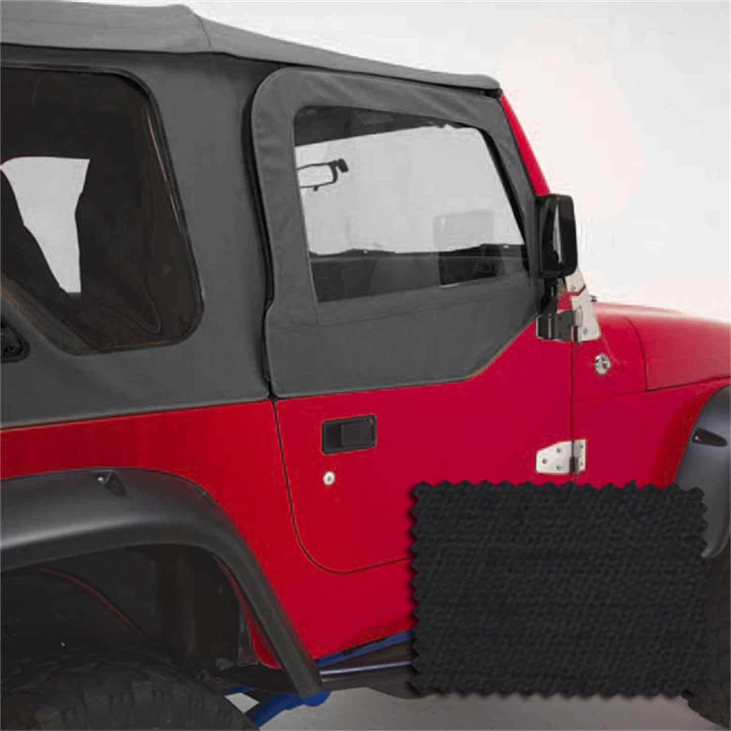 RUGGED RIDGE | 13717.35 | Door Skins, Black Diamond, 97-06 Jeep Wrangler