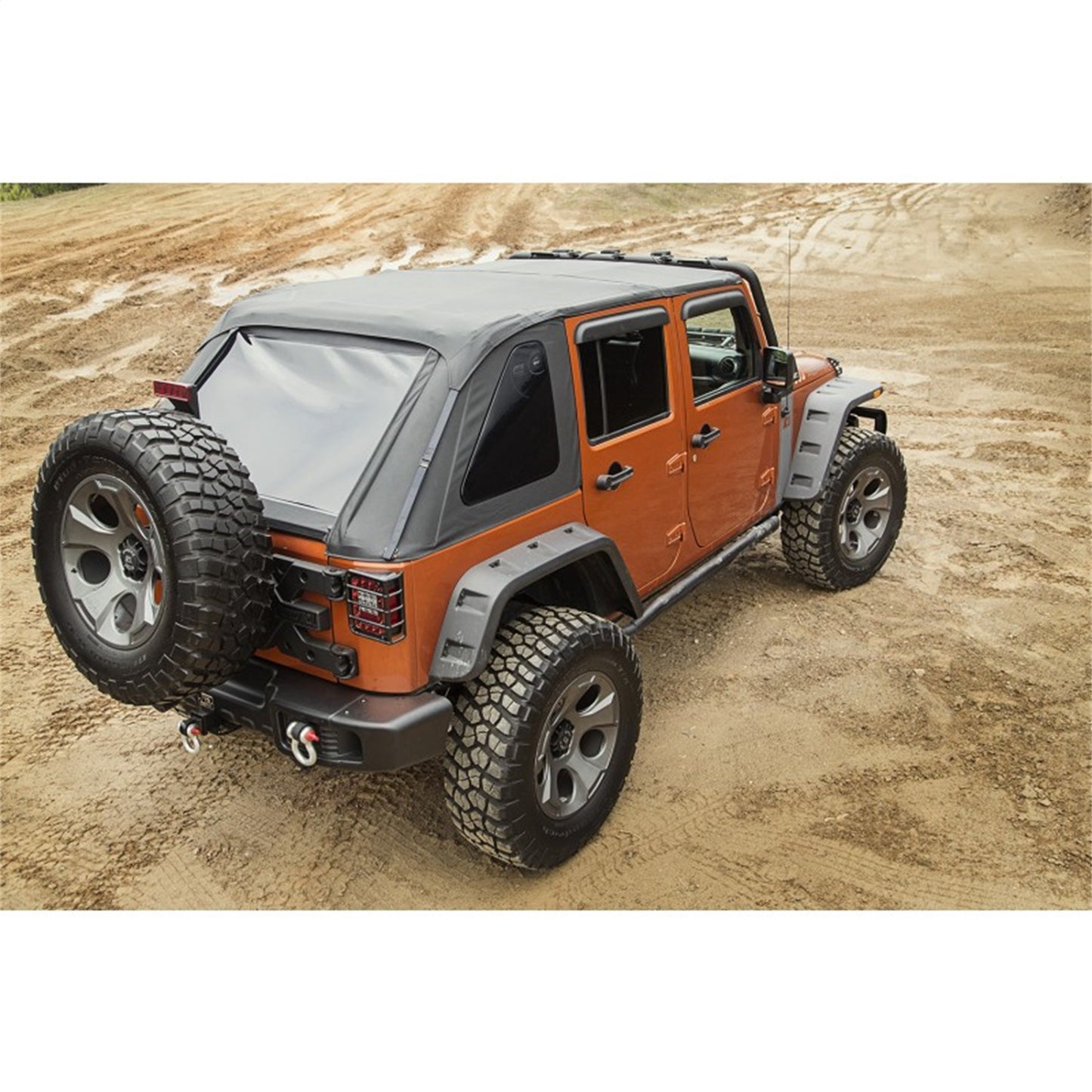 RUGGED RIDGE | 13750.38 | Bowless Top, 4-Door, Black Diamond, 07-15 Wrangler