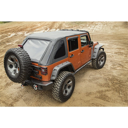 RUGGED RIDGE | 13750.38 | Bowless Top, 4-Door, Black Diamond, 07-15 Wrangler