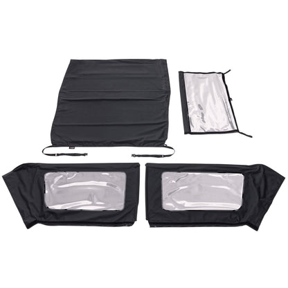 RUGGED RIDGE | 13860.35 | Voyager Top Blk Diamond S.Cloth, Tinted Window; 07-18 Jeep Wrangler Jk