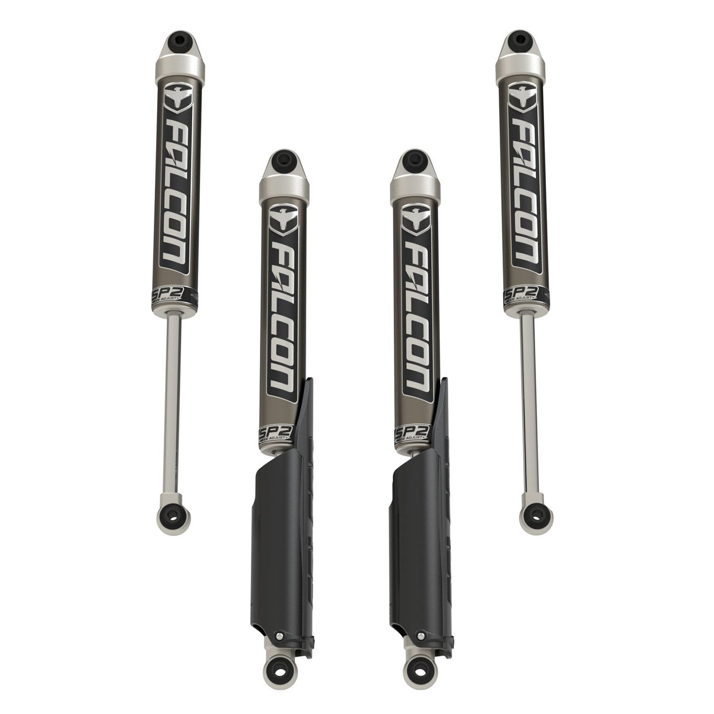 FALCON SHOCKS | 20-Up Jeep Gladiator JT SP2 2.1 Monotube Shock Kit 0-1.5 Inch Lift Falcon Shocks | 14-02-21-400-000