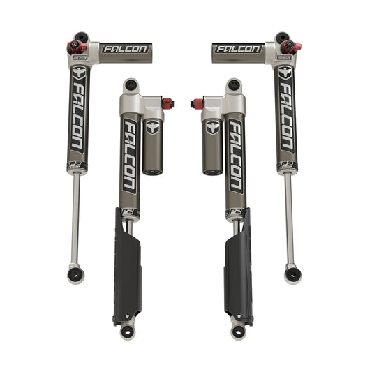 FALCON SHOCKS | 20+ Jeep Gladiator JT SP2 3.3 Fast Adjust Piggyback Shock Kit 2-3.0 Inch Lift Falcon Shocks | 14-02-33-400-150