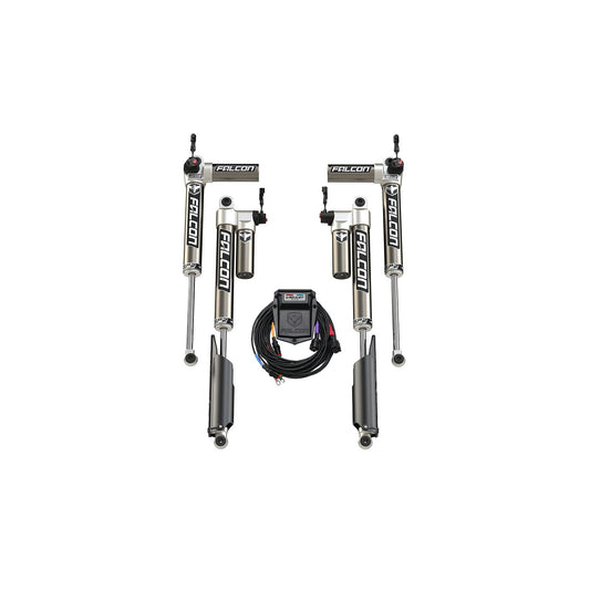 FALCON SHOCKS | 20-Up Jeep Gladiator JT No EcoDiesel SP2 3.5 e-Adjust Piggyback Shock Kit 2-3.0 Inch Lift Falcon Shocks | 14-03-35-400-150