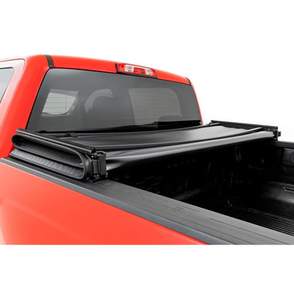 ROUGH COUNTRY Soft Tri-Fold Bed Cover | 5'9" Bed | Chevy/GMC 1500 (14-18 & Classic) | 41214550A