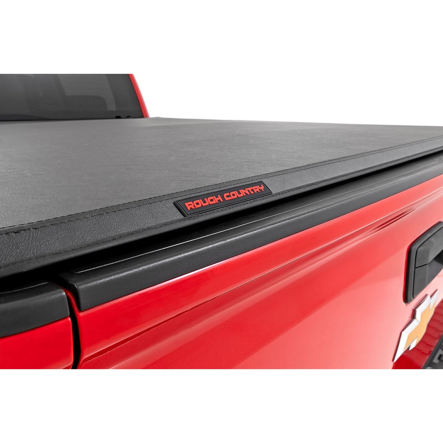 ROUGH COUNTRY Soft Tri-Fold Bed Cover | 5'9" Bed | Chevy/GMC 1500 (14-18 & Classic) | 41214550A