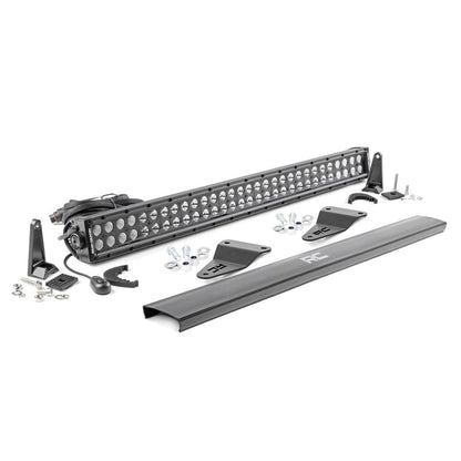 ROUGH COUNTRY LED Light Kit | Bumper Mount | 30" Black Dual Row | Toyota 4Runner (14-20) | 70786