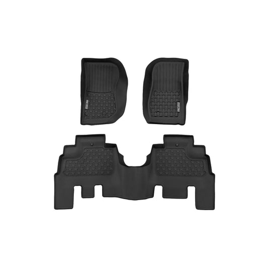 ROUGH COUNTRY Floor Mats | FR & RR | 4 Door | Jeep Wrangler Unlimited 4WD (2014-2018) | FF-61412