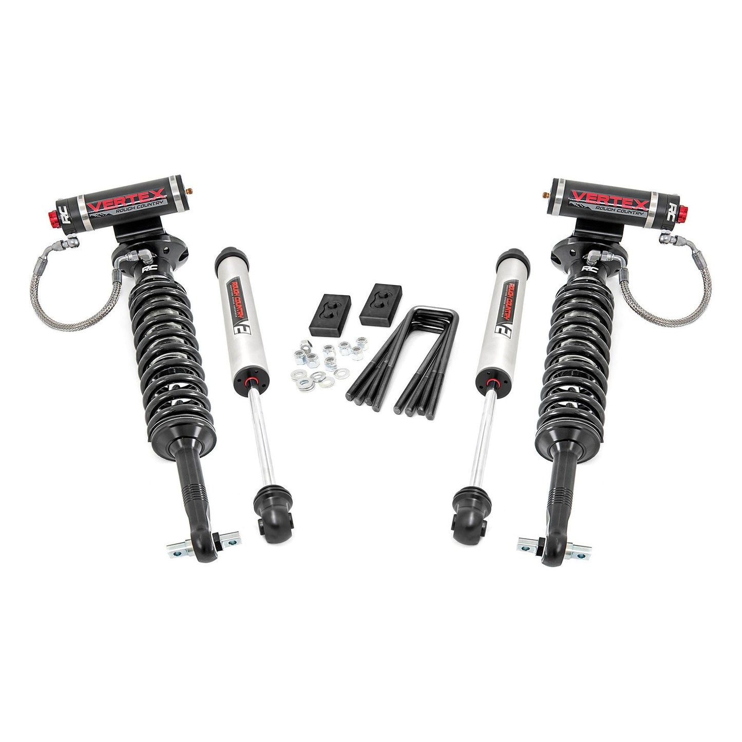 Rough Country Vertex Coilovers w/V2 Rear Shocks 2 Inch Lift Kit I 56957