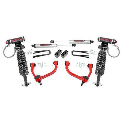Rough Country Vertex Coilovers w/V2 Rear Shocks 3 Inch Lift Kit I 54557RED