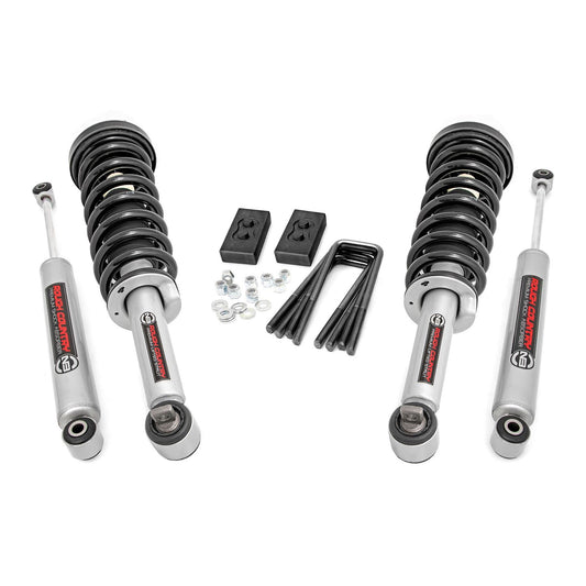 ROUGH COUNTRY 2 Inch Lift Kit | N3 Struts/N3 | Ford F-150 4WD (2021-2025) | 57131