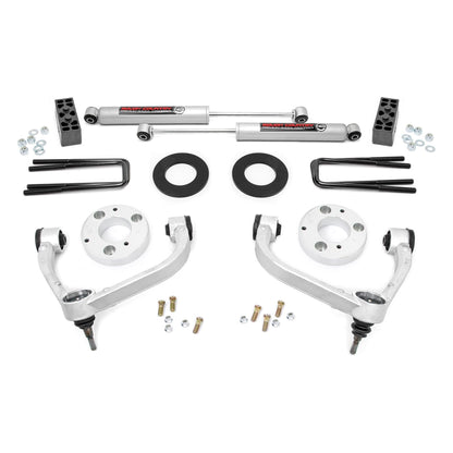Rough Country Strut Spacers w/N3 Rear Shocks 3 Inch Lift Kit I 51014