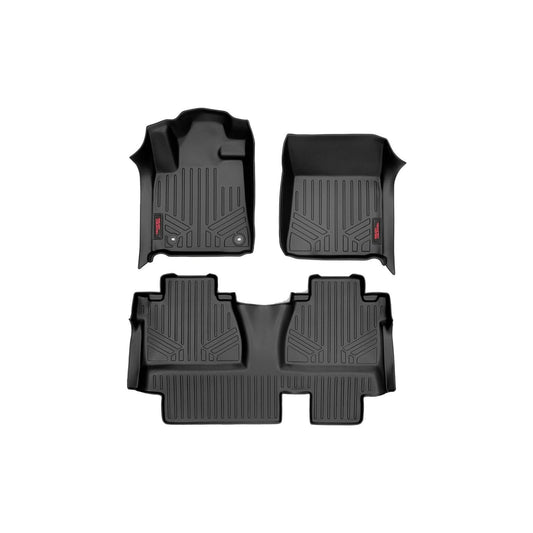 ROUGH COUNTRY Floor Mats | FR & RR | Double Cab | Toyota Tundra 2WD/4WD (2014-2021) | M-71413