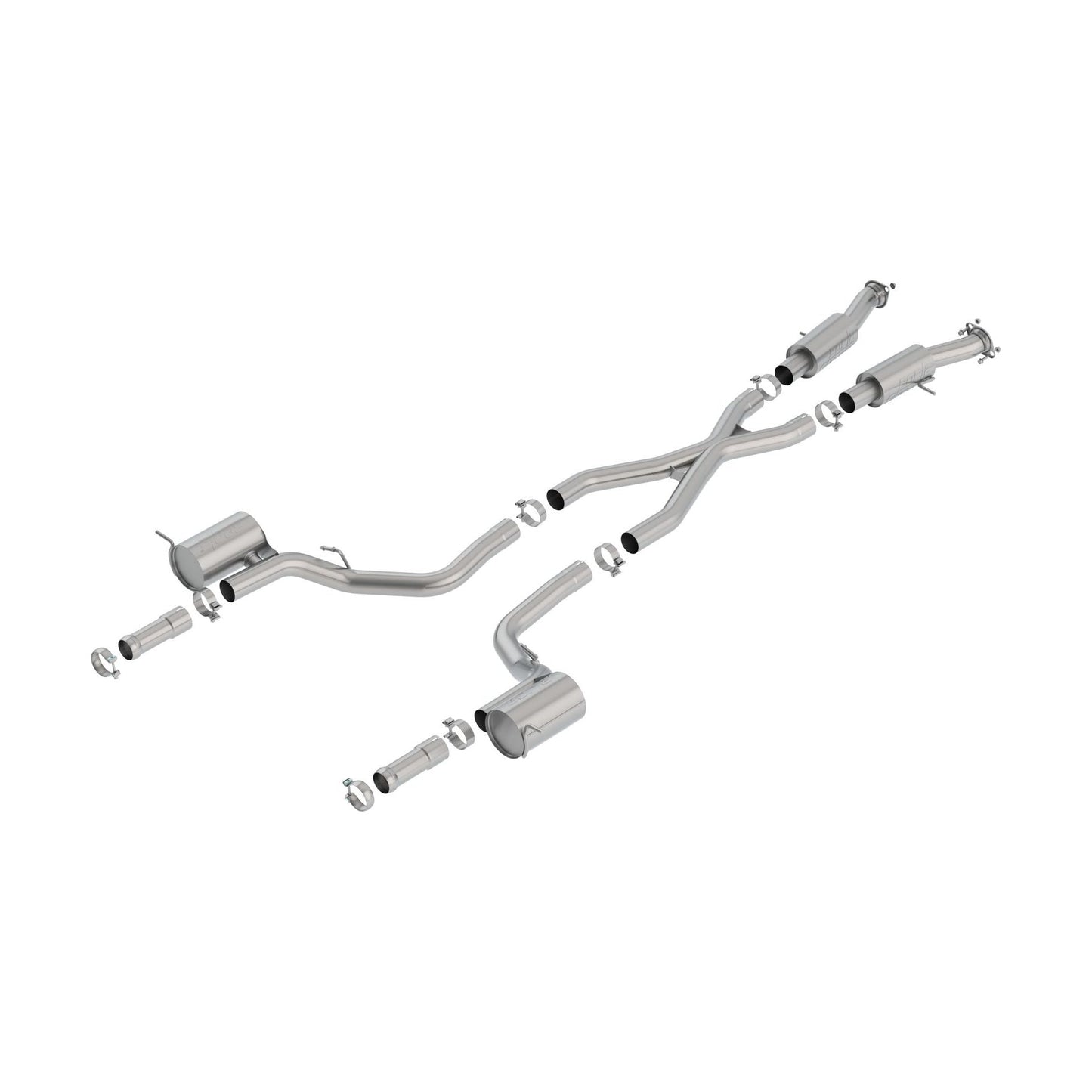 BORLA 2018-2021 Jeep Grand Cherokee Trackhawk Cat-Back Exhaust System S-Type Part # 140755