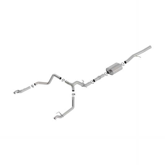 BORLA 2019-2023 Chevrolet Silverado 1500 Cat-Back Exhaust System ATAK Part # 140775