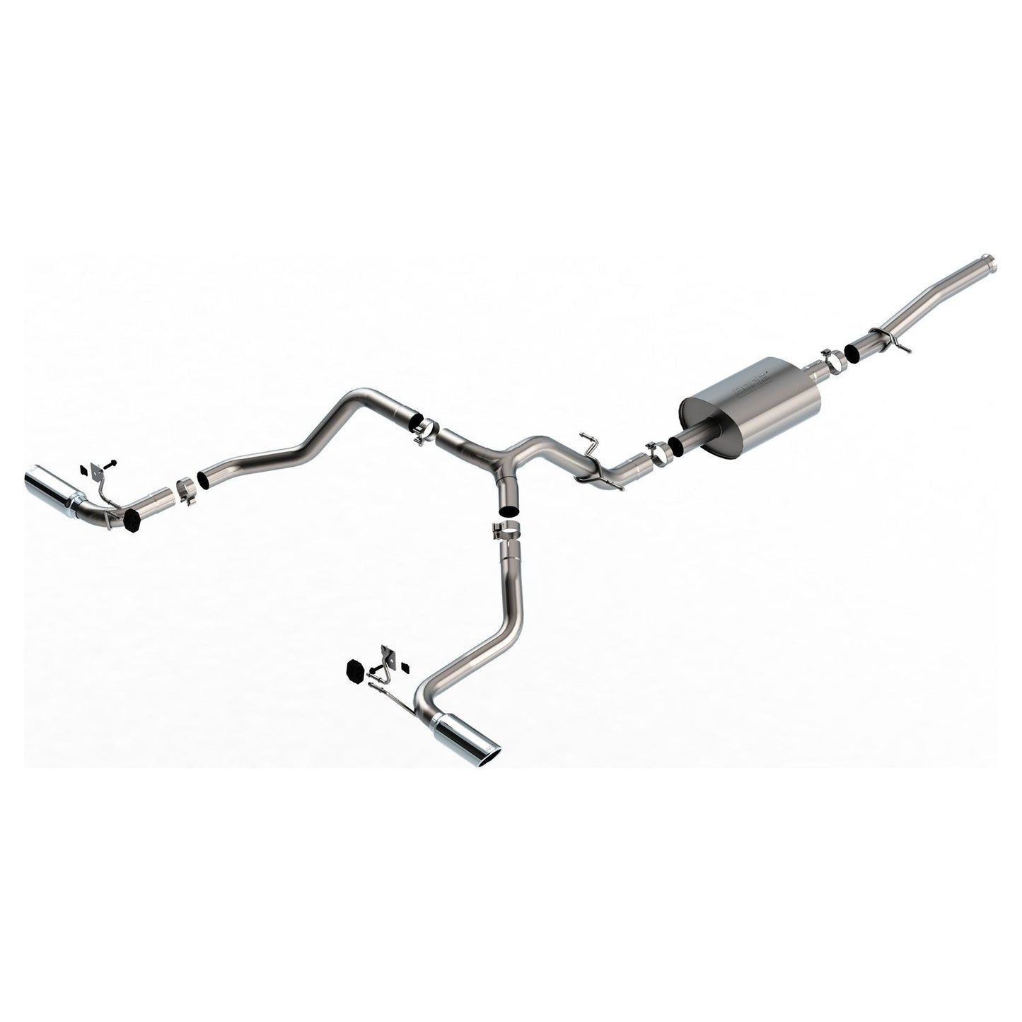 BORLA 2019-2024 Chevrolet Silverado 1500 Cat-Back Exhaust System S-Type Part # 140842