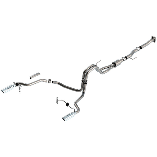 BORLA 2021-2024 Ford F-150 Cat-Back Exhaust System ATAK Part # 140869