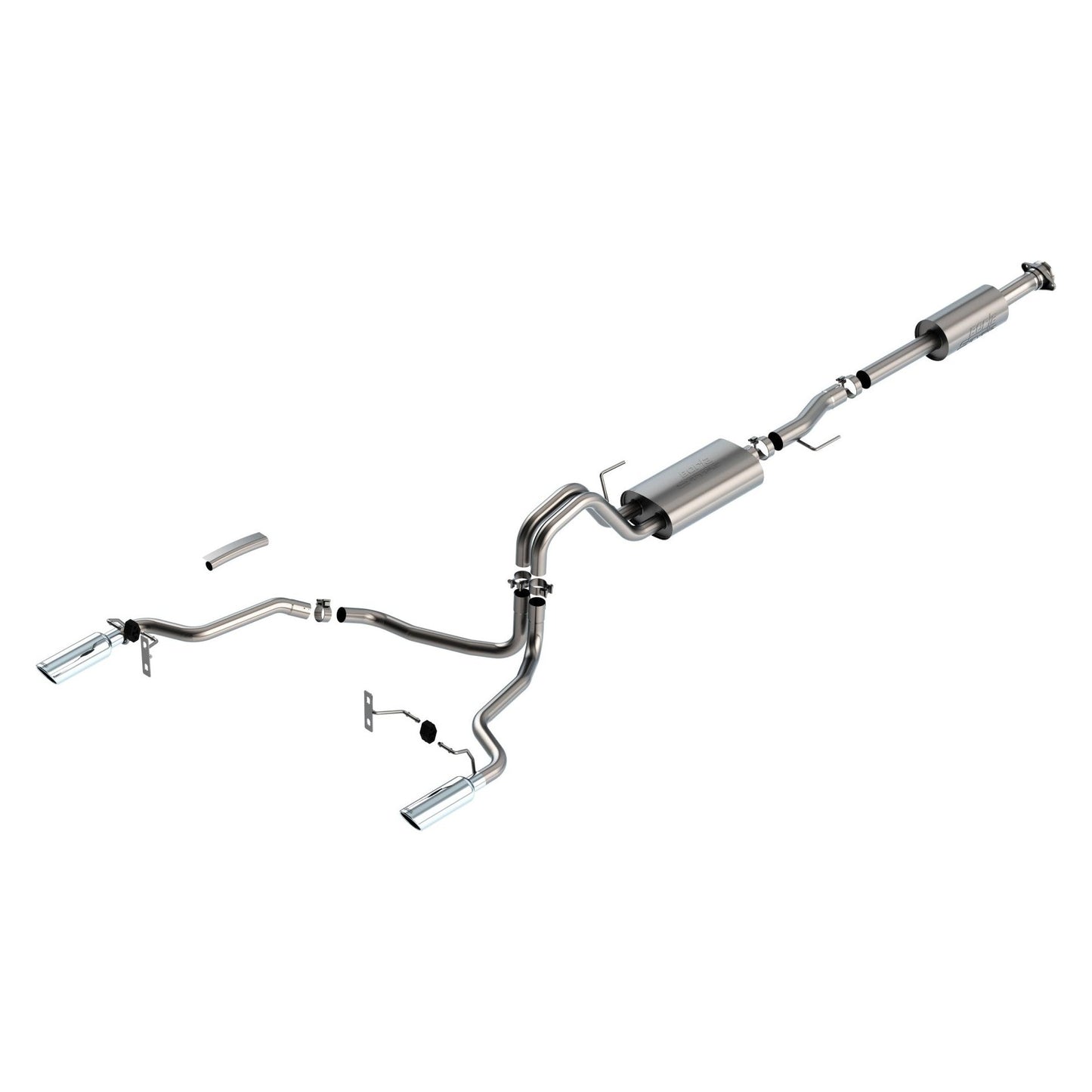 BORLA 2021-2024 Ford F-150 Cat-Back Exhaust System S-Type Part # 140878