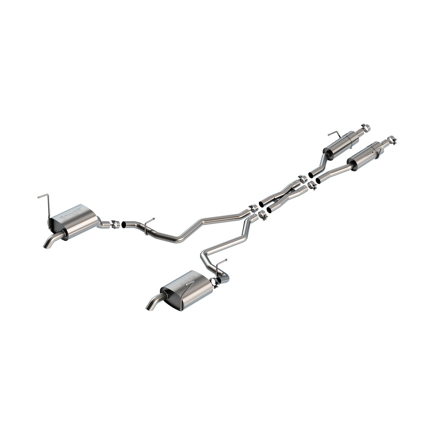 BORLA 2021-2023 Jeep Grand Cherokee L Cat-Back Exhaust System S-Type Part # 140906