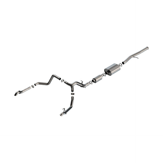 BORLA 2022-2023 Chevrolet Silverado 1500 ZR2 Cat-Back Exhaust System S-Type Part # 140914