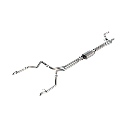 BORLA 2022-2023 Chevrolet Silverado 1500 ZR2 Cat-Back Exhaust System S-Type Part # 140916