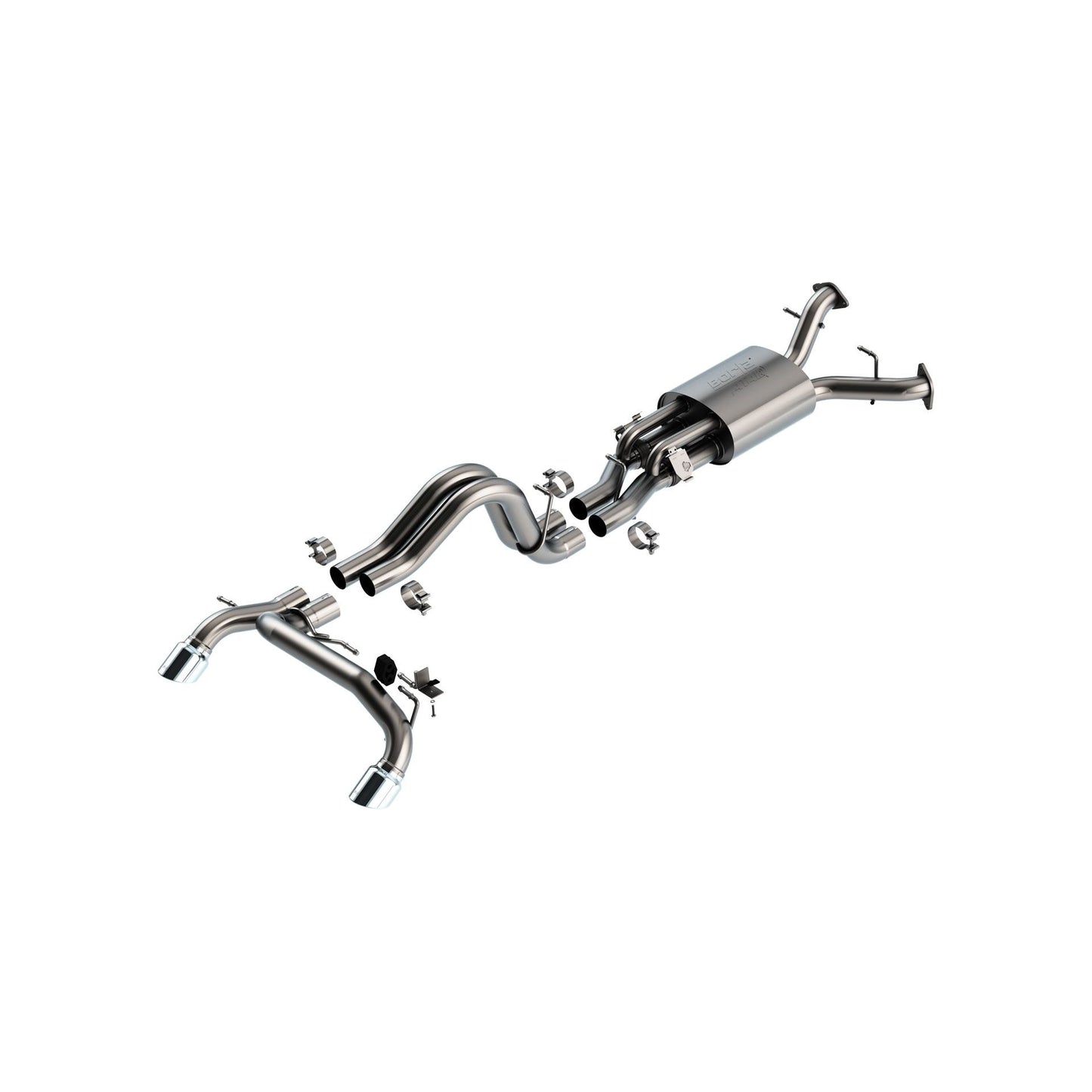 BORLA 2022-2024 Ford Bronco Raptor Cat-Back Exhaust System ATAK Part # 140934