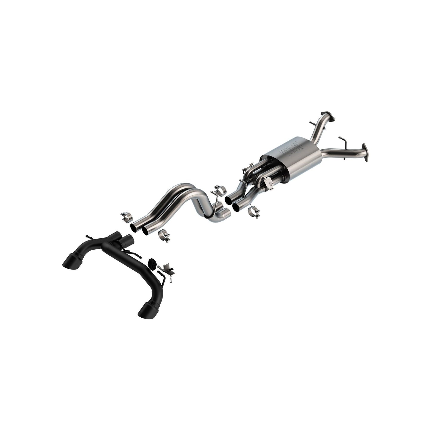 BORLA 2022-2024 Ford Bronco Raptor Cat-Back Exhaust System ATAK Part # 140934CB