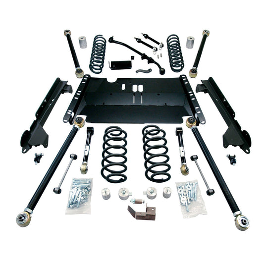 TeraFlex | 97-06 Jeep Wrangler TJ SWB 4 Inch Enduro LCG Long Arm Suspension System No Shocks TeraFlex | 1449472