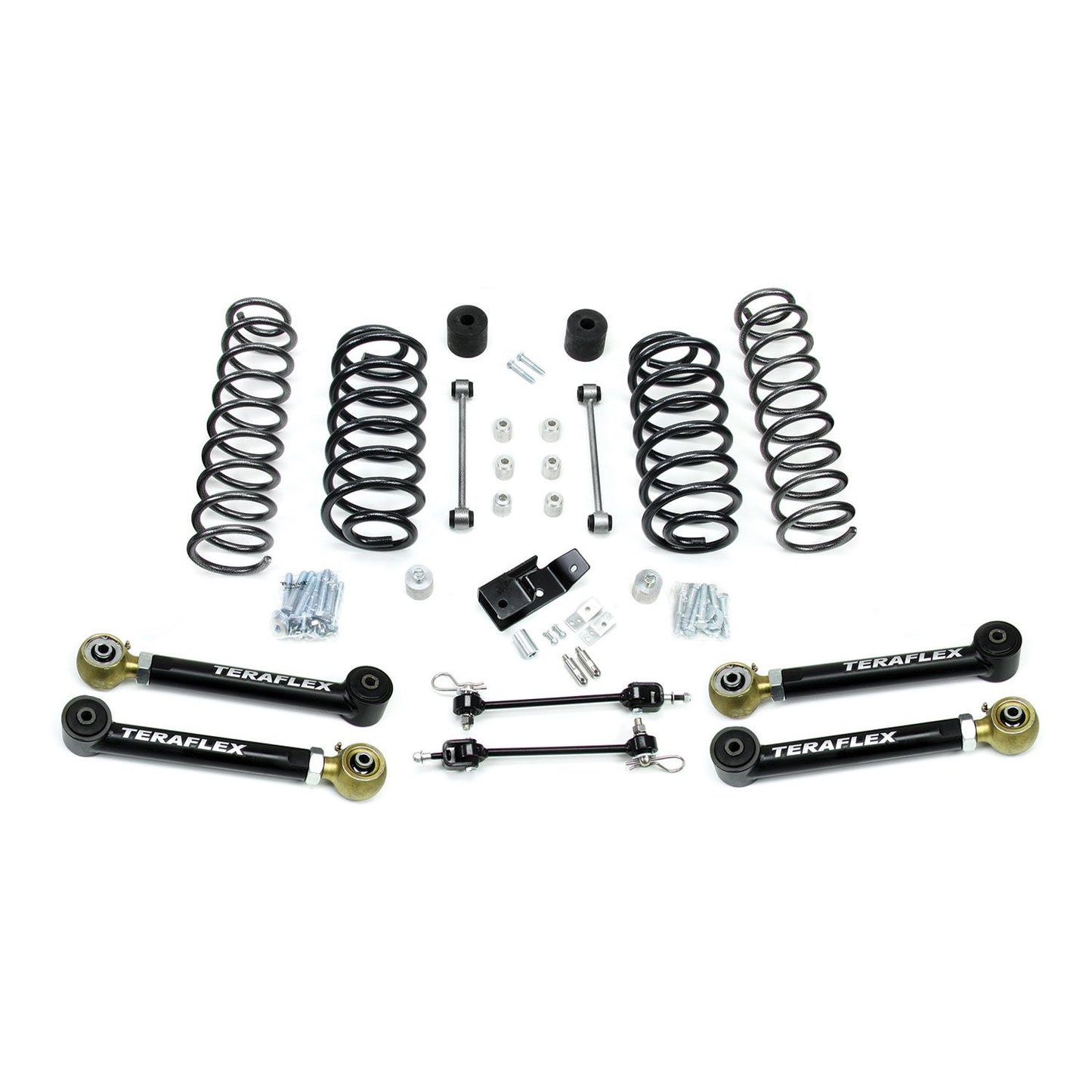 TeraFlex | 97-06 Jeep Wrangler TJ 3 Inch Suspension System w/ 4 Short Control Arms No Shocks TeraFlex | 1456330