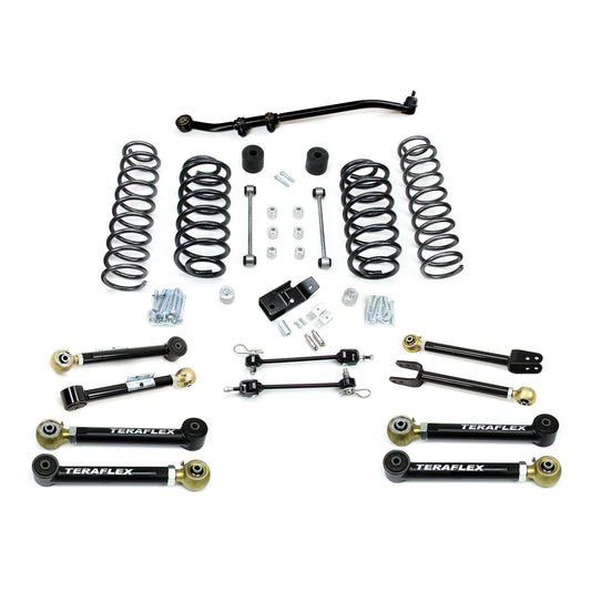 TeraFlex | 97-06 Jeep Wrangler TJ 3 Inch Suspension System w/ 8 Short Control Arms No Shocks TeraFlex | 1456350