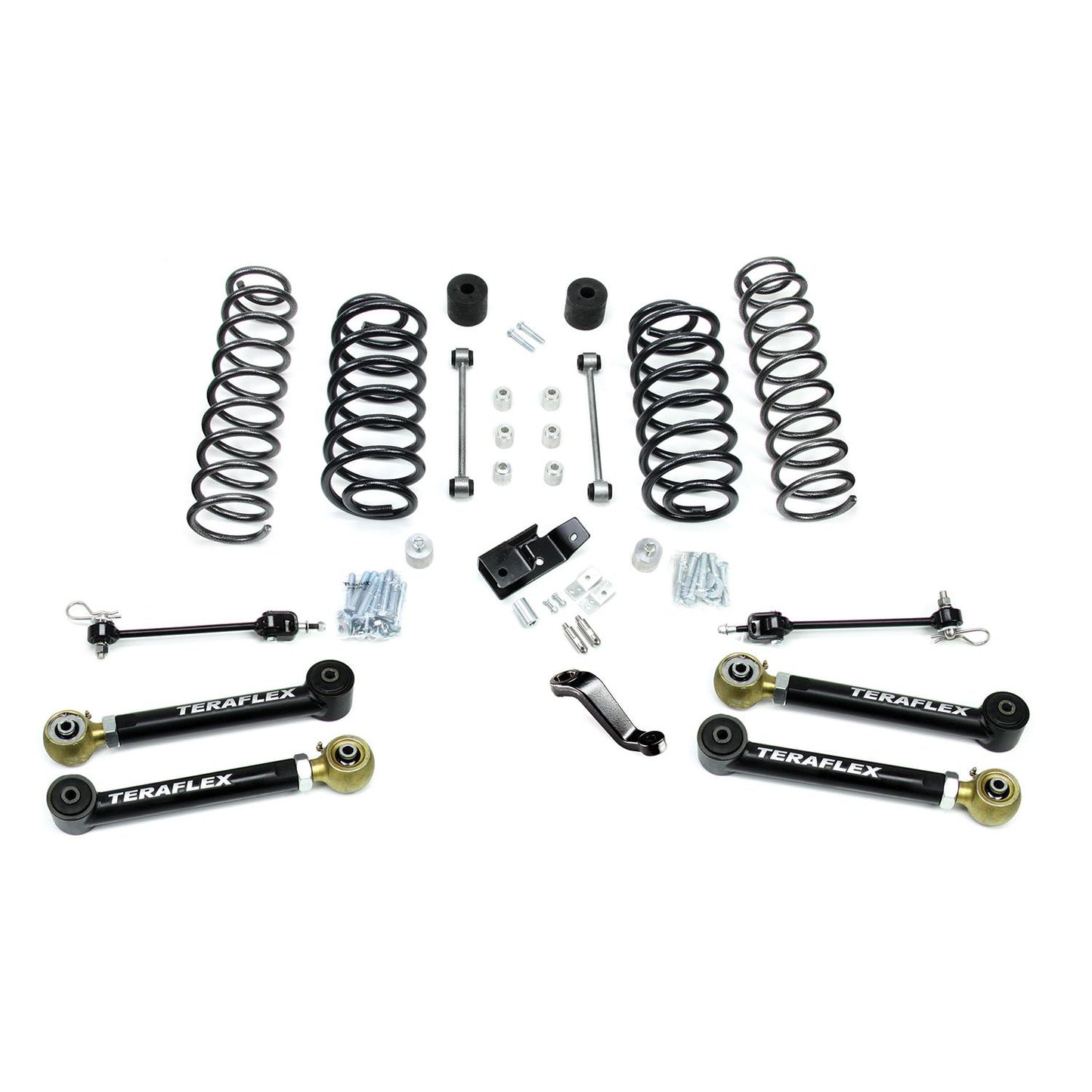 TeraFlex | 97-06 Jeep Wrangler TJ 4 Inch Suspension System w/ 4 Short Control Arms No Shocks TeraFlex | 1456430