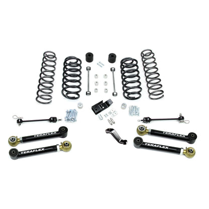 TeraFlex | 97-06 Jeep Wrangler TJ 4 Inch Suspension System w/ 4 Short Control Arms No Shocks TeraFlex | 1456430