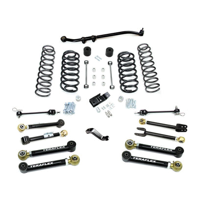 TeraFlex | 97-06 Jeep Wrangler TJ 4 Inch Suspension System w/ 8 Short Control Arms No Shocks TeraFlex | 1456450