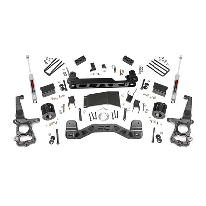 Rough Country M1 Struts w/M1 Rear Shocks 4 Inch Lift Kit I 55540