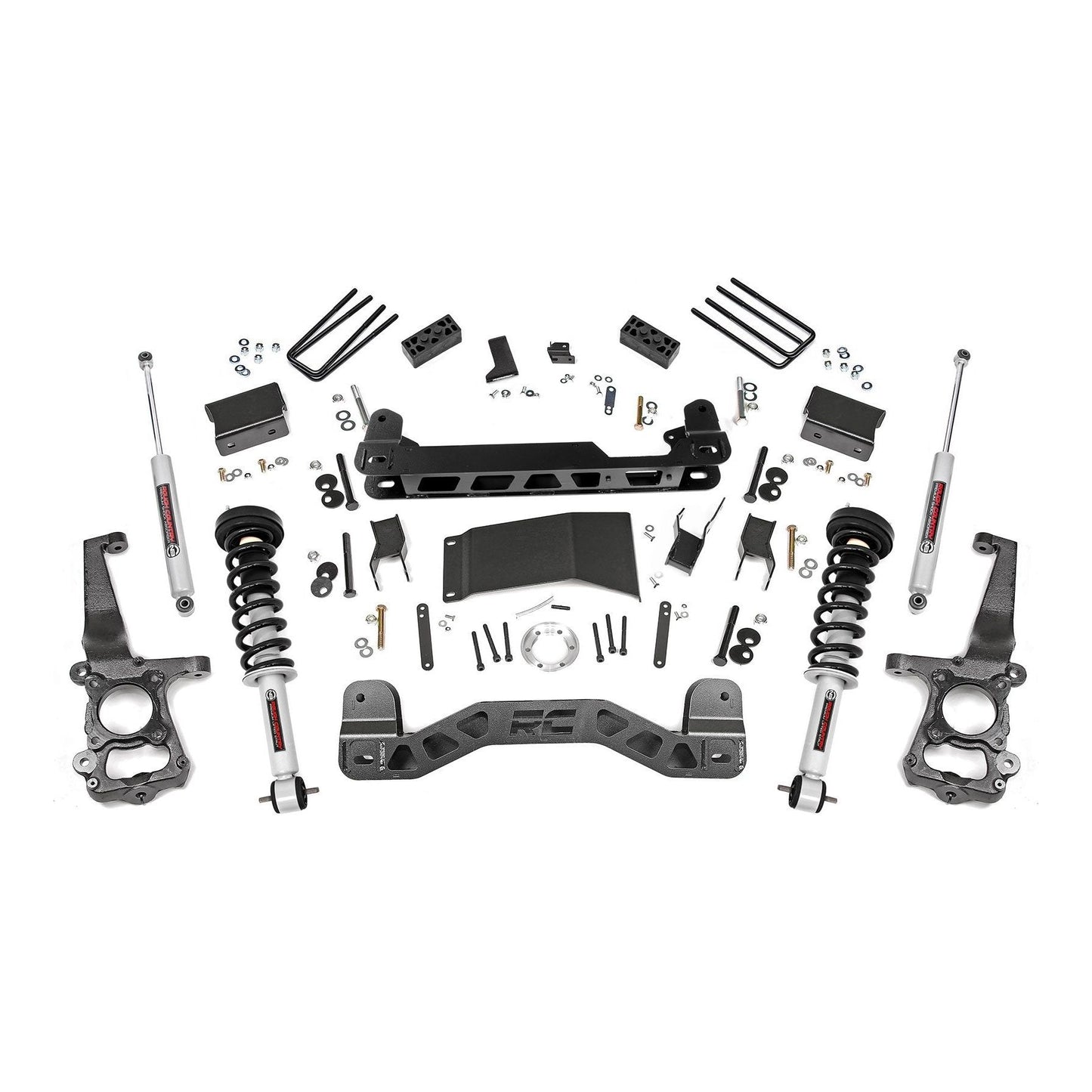 Rough Country N3 Struts w/N3 Rear Shocks 4 Inch Lift Kit I 55531