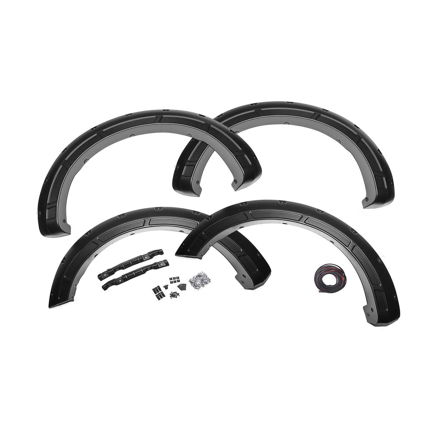 ROUGH COUNTRY Fender Flares | Defender | UX Ingot Silver Metallic | Ford F-150 (15-20) | A-F11811-UX