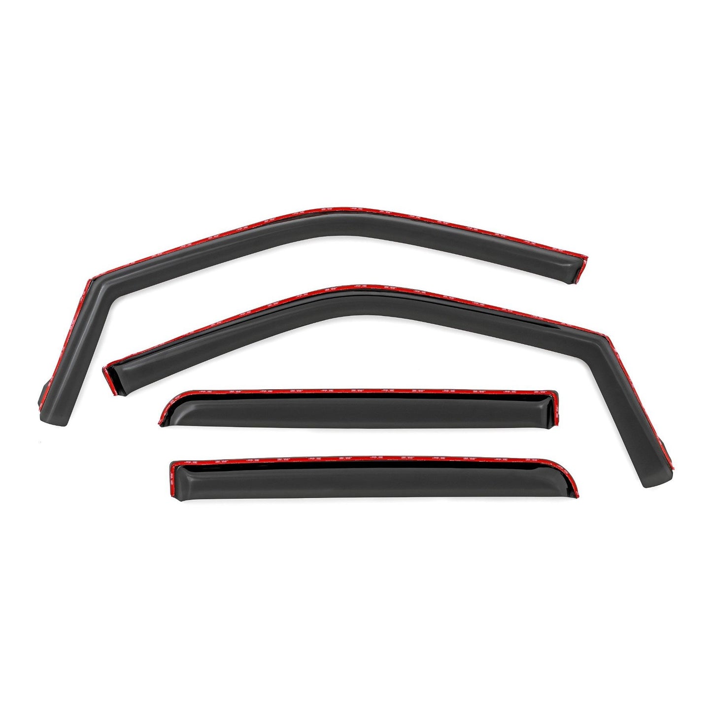 ROUGH COUNTRY Side Window Deflectors | In Channel Rain Guard | Ford F-150/Lightning/F-250/F-350/Raptor (15-25) | 831524