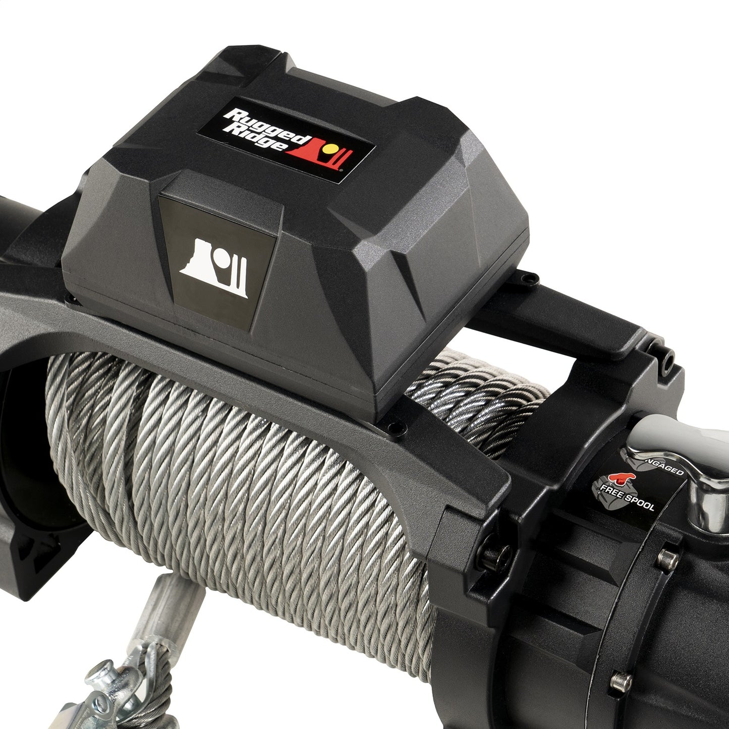 RUGGED RIDGE | 15100.07 | Trekker C10 Winch, 10,000Lb Cable Wired