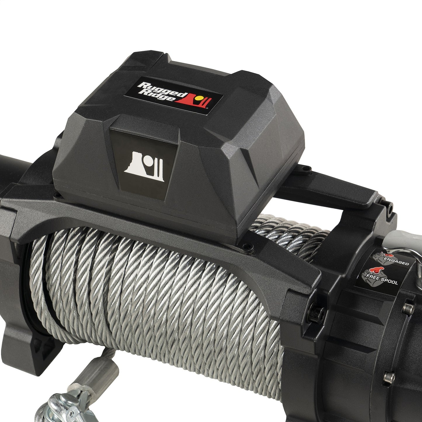RUGGED RIDGE | 15100.24 | Trekker C12.5 Winch, 12,500Lb Cable Wired