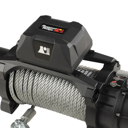 RUGGED RIDGE | 15100.24 | Trekker C12.5 Winch, 12,500Lb Cable Wired