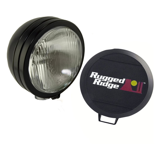 RUGGED RIDGE | 15205.01 | Hid Off Road Lighting, 6" Round, Black Ea.