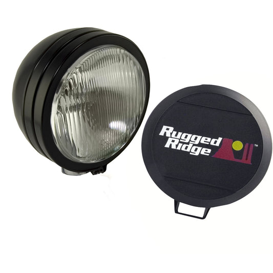 RUGGED RIDGE | 15205.02 | Hid Off Road Lighting, 5" Round, Black Ea.