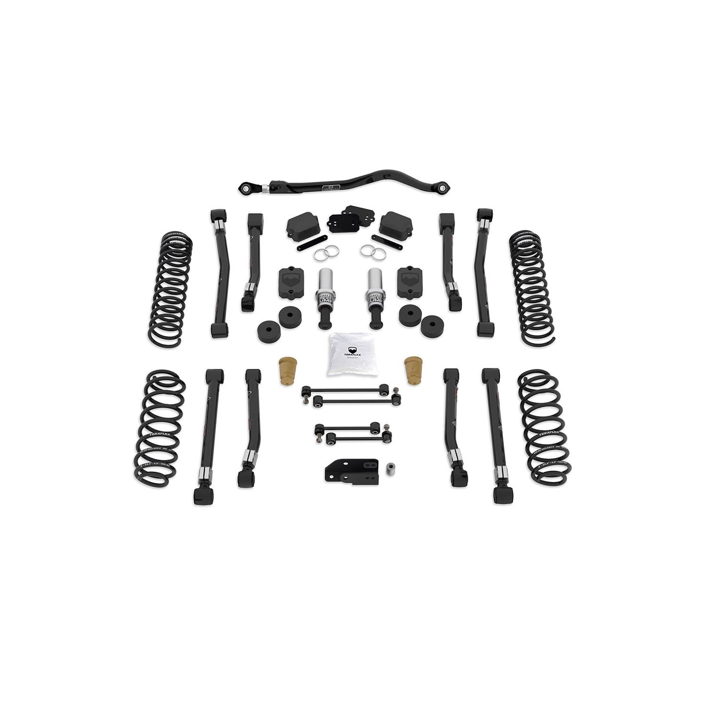 TeraFlex | 18-Up Wrangler JL 4 Door 2.5 Inch Alpine RT2 Short Arm Suspension System No Shocks TeraFlex | 1532000