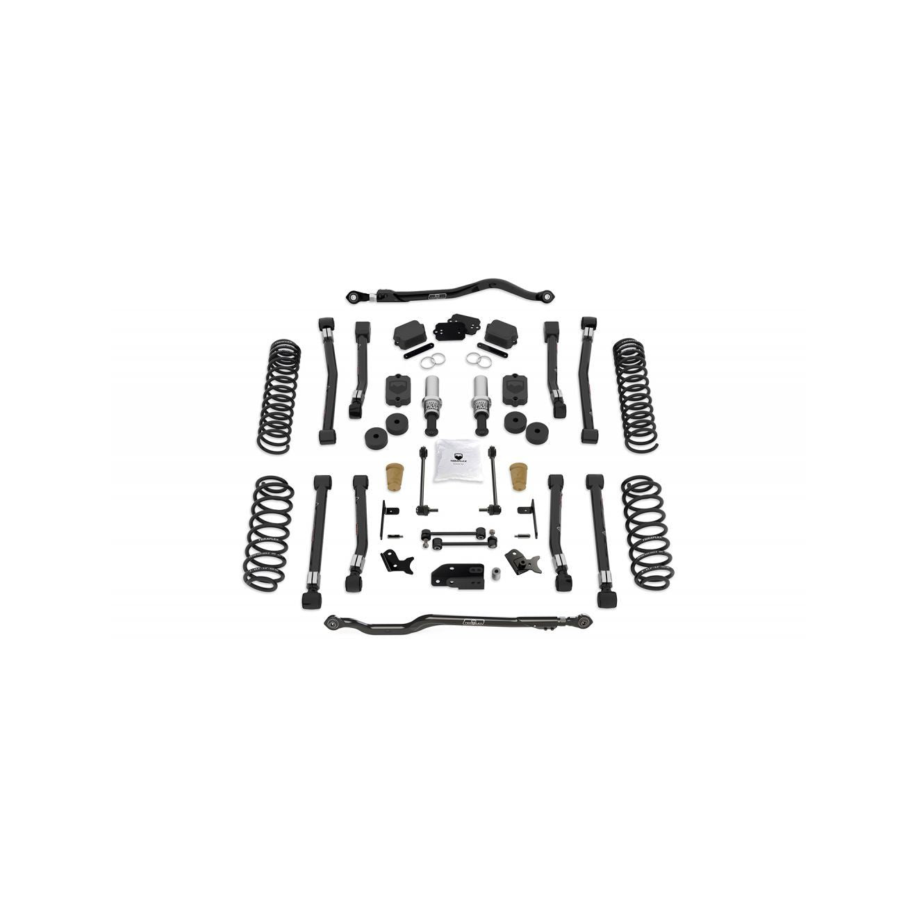TeraFlex | 18-Up Wrangler JL 4 Door 2.5 Inch Alpine RT2 Short Arm Suspension System No Shocks TeraFlex | 1532020