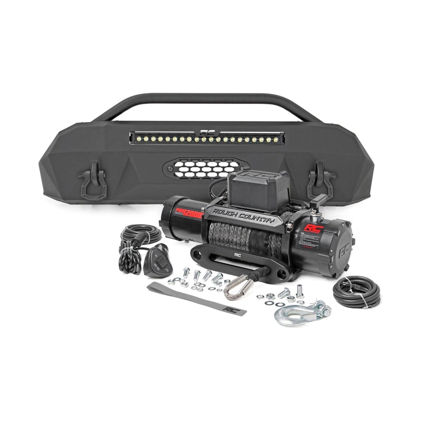 Rough Country Black Series Front Bumper I 10721