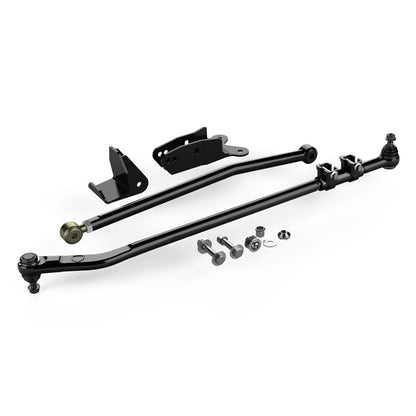 TeraFlex | 07-18 Wrangler JK HD Forged Drag Link Flip Kit w/ Track Bar Drop Bracket & Frame Brace Kit TeraFlex | 1600450