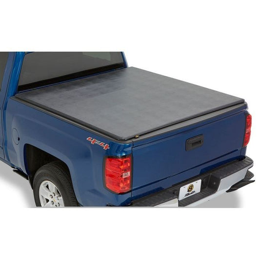 BESTOP | Soft Tri-Fold Tonneau Cover EZ-Fold For Nissan 2005-2024 Frontier 5.0 Foot Black Tailgate Spoiler Not Included Bestop | 16146-01