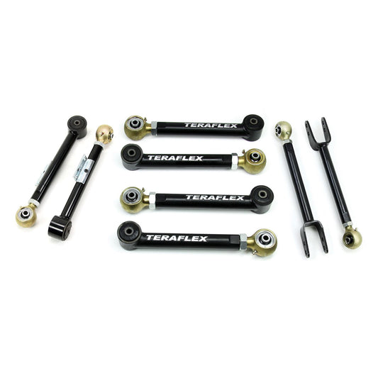TeraFlex | TJ / ZJ Short Control Arm Kit 8-Arm 0-4 Inch Lift TeraFlex | 1615000
