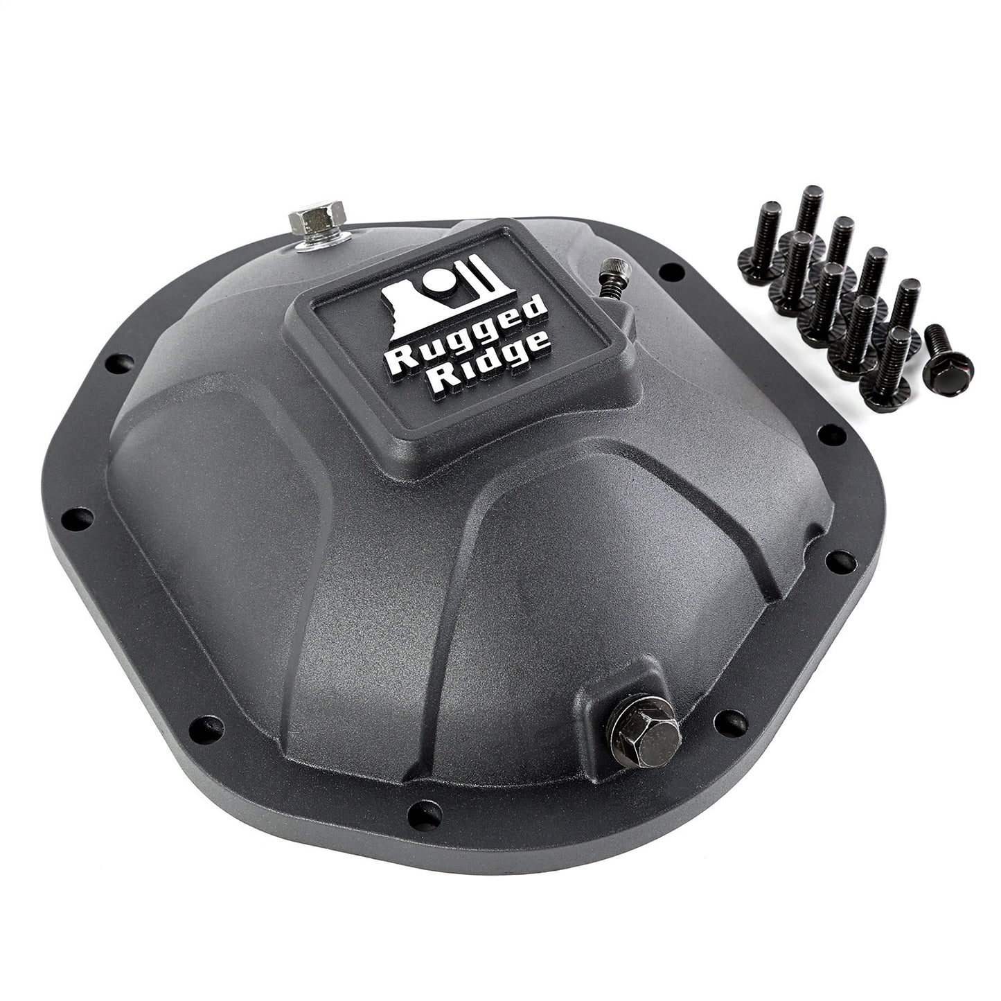 RUGGED RIDGE | 16595.12 | Boulder Aluminum Differential Cover, Dana 44, Blk